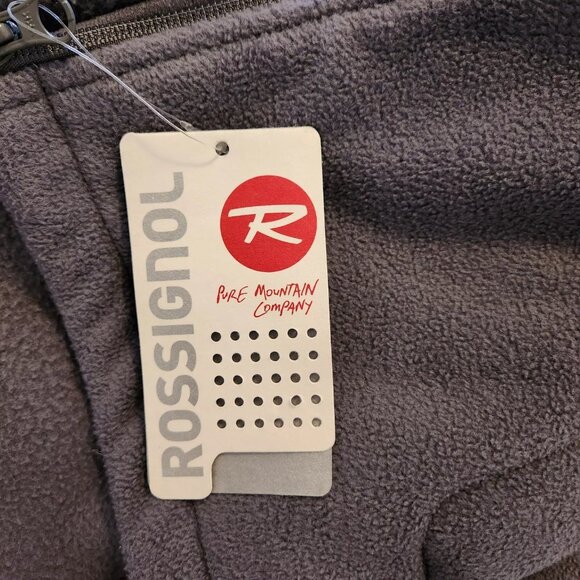 NWT Rossignol Park City Charcoal Gray Fleece Jacket, Size Medium - Picture 8 of 11